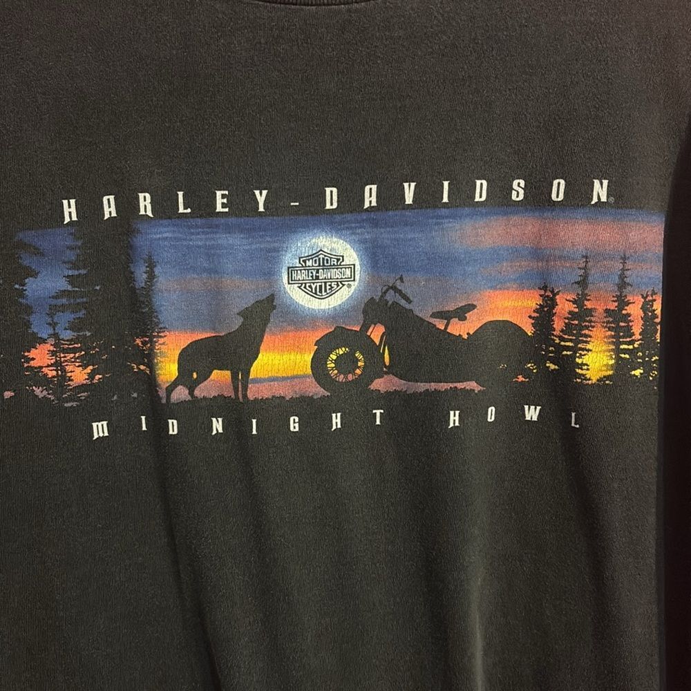 Vintage Harley-Davidson Black graphic t-shirt. Sz XL from Clearwater Florida